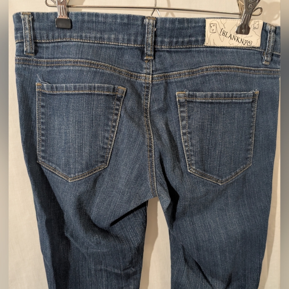 BlankNYC Dark Wash Mid Rise Skinny Jeans, Size 29 - Picture 5 of 9
